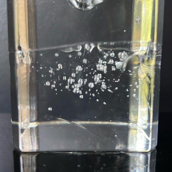 Small Iittala Arkipelago Candle Holder Vintage MCM  Clear Glass Pillar - Picture 8 of 9